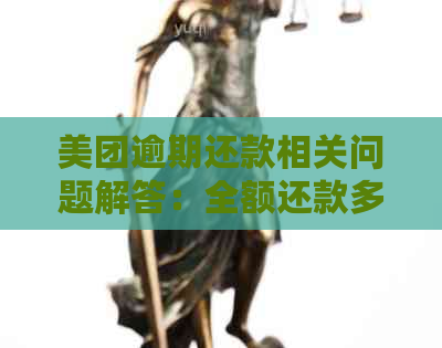 美团逾期还款相关问题解答：全额还款多久一次及一次性还清要求