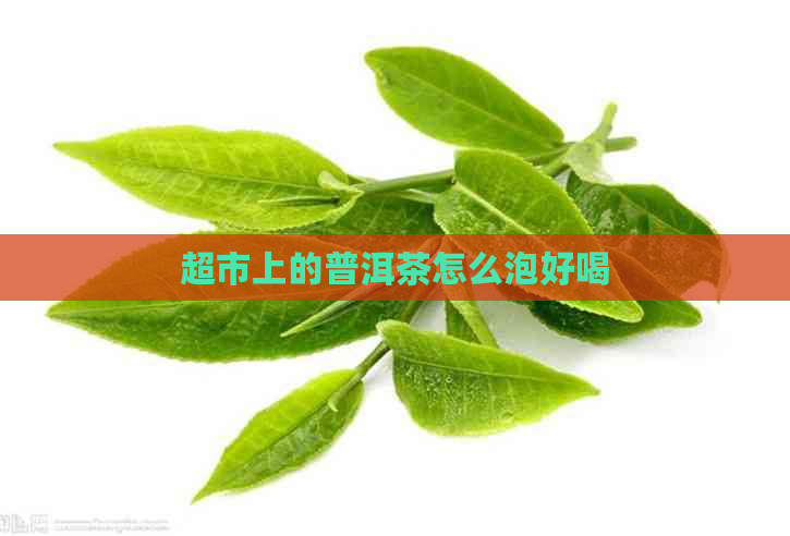 超市上的普洱茶怎么泡好喝