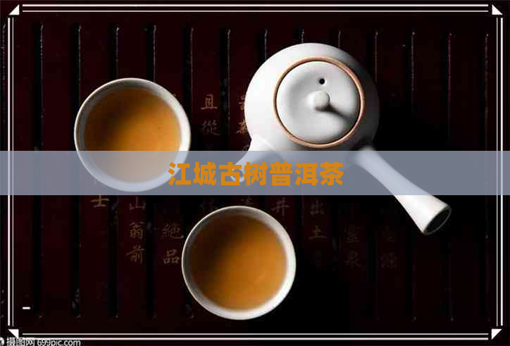 江城古树普洱茶