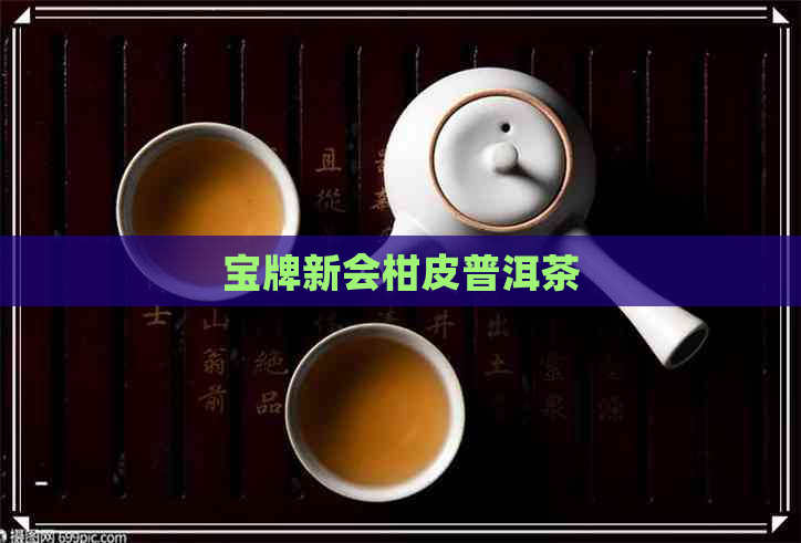 宝牌新会柑皮普洱茶