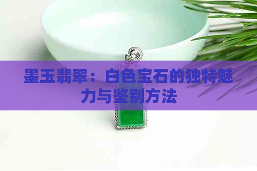 墨玉翡翠：白色宝石的独特魅力与鉴别方法