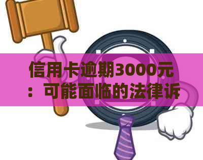 信用卡逾期3000元：可能面临的法律诉讼与严重后果