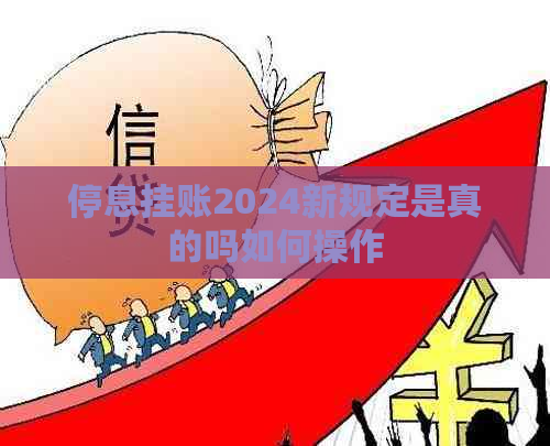 停息挂账2024新规定是真的吗如何操作