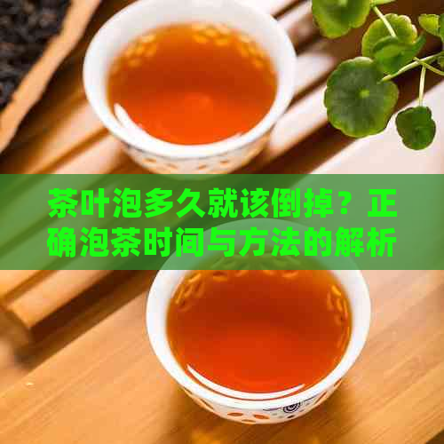 茶叶泡多久就该倒掉？正确泡茶时间与方法的解析