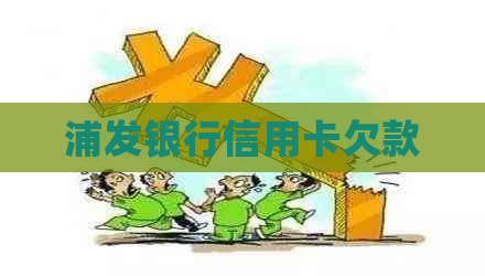 浦发银行信用卡欠款