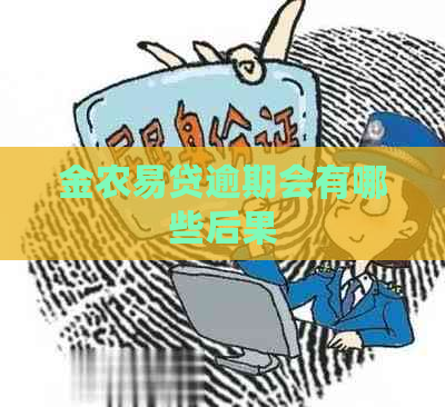 金农易贷逾期会有哪些后果