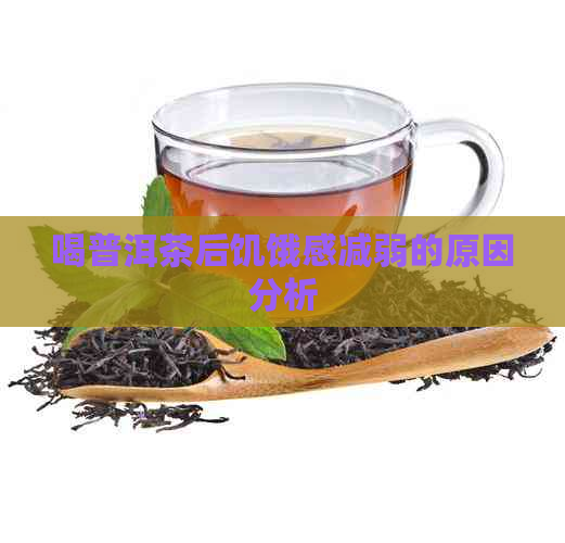 喝普洱茶后饥饿感减弱的原因分析