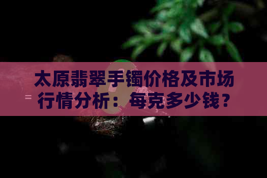 太原翡翠手镯价格及市场行情分析：每克多少钱？