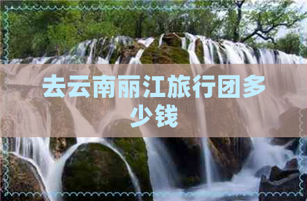 去云南丽江旅行团多少钱