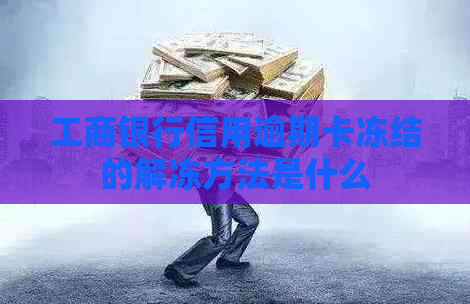 工商银行信用逾期卡冻结的解冻方法是什么