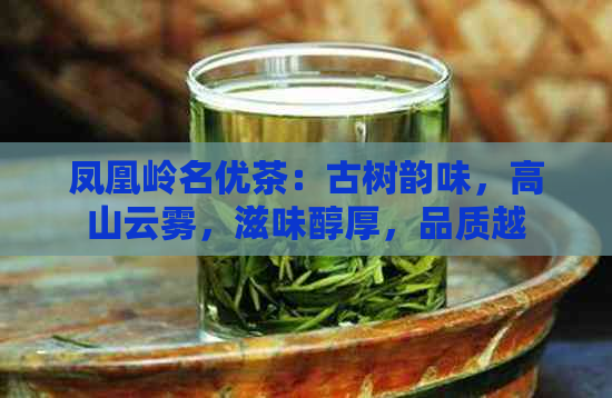 凤凰岭名优茶：古树韵味，高山云雾，滋味醇厚，品质越