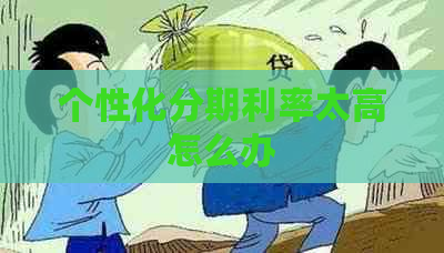 个性化分期利率太高怎么办