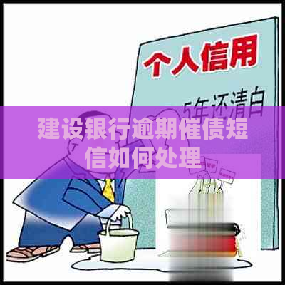 建设银行逾期催债短信如何处理