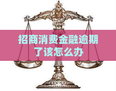 招商消费金融逾期了该怎么办