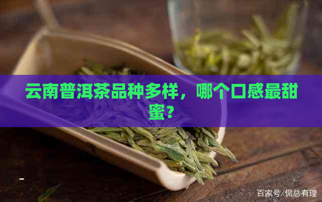 云南普洱茶品种多样，哪个口感最甜蜜？