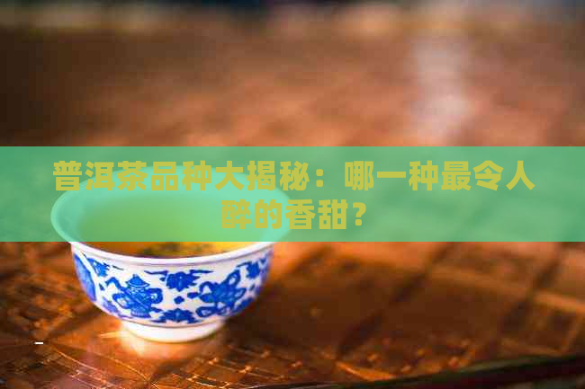 普洱茶品种大揭秘：哪一种最令人醉的香甜？