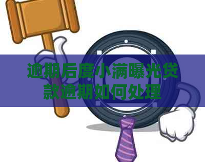 逾期后度小满曝光贷款逾期如何处理