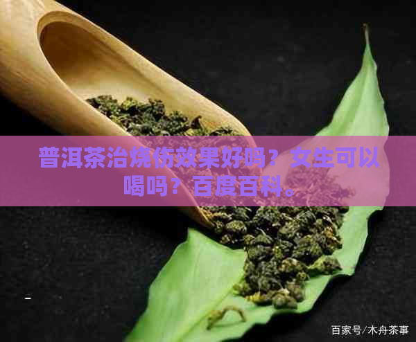 普洱茶治烧伤效果好吗？女生可以喝吗？百度百科。