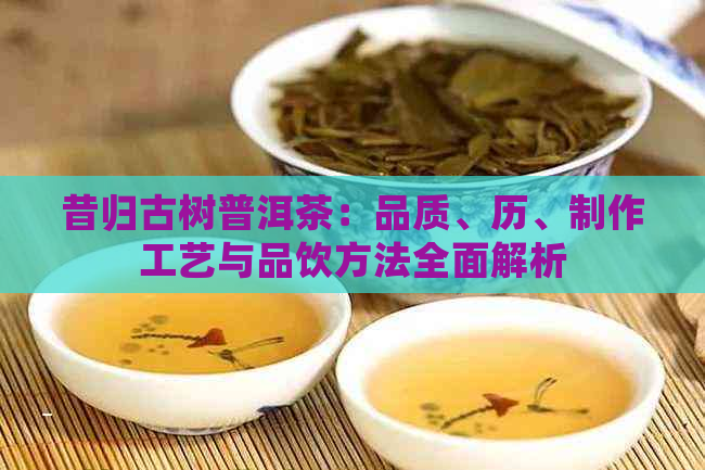 昔归古树普洱茶：品质、历、制作工艺与品饮方法全面解析