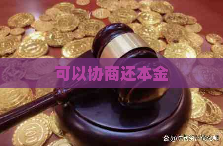 可以协商还本金