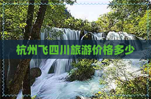 杭州飞四川旅游价格多少