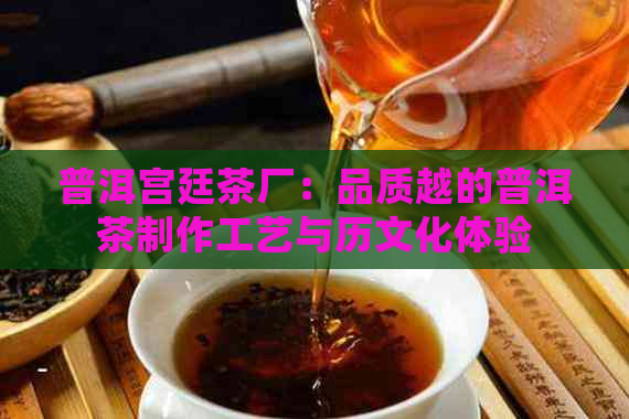 普洱宫廷茶厂：品质越的普洱茶制作工艺与历文化体验