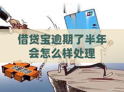 借贷宝逾期了半年会怎么样处理