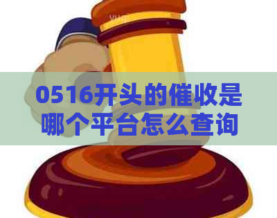 0516开头的是哪个平台怎么查询