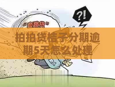 桔子分期逾期5天怎么处理