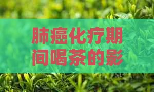 肺癌化疗期间喝茶的影响：女性是否适宜，是否有特殊禁忌？