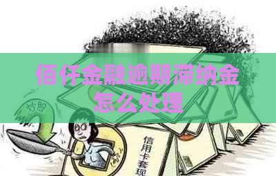 佰仟金融逾期滞纳金怎么处理