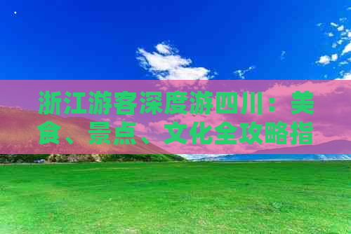 浙江游客深度游四川：美食、景点、文化全攻略指南