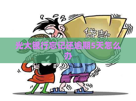 光大银行忘记还逾期5天怎么办