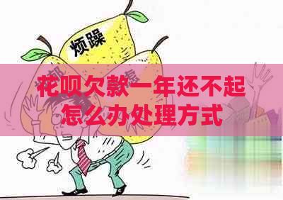 花呗欠款一年还不起怎么办处理方式