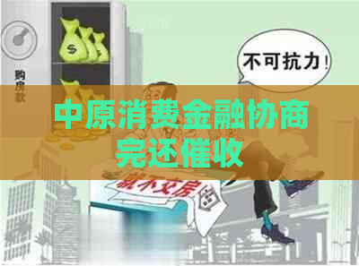 中原消费金融协商完还