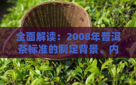 全面解读：2008年普洱茶标准的制定背景、内容与影响