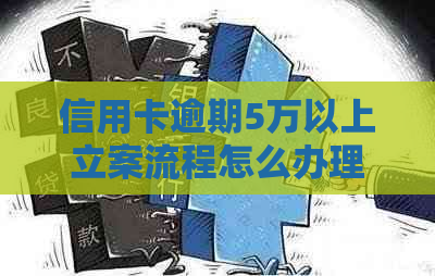 信用卡逾期5万以上立案流程怎么办理