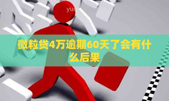 微粒贷4万逾期60天了会有什么后果