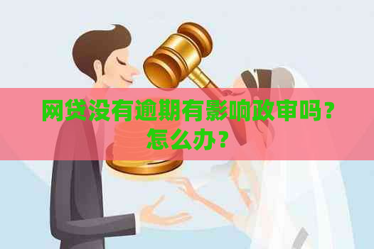 网贷没有逾期有影响政审吗？怎么办？