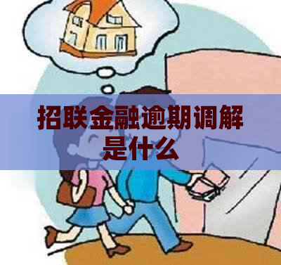 招联金融逾期调解是什么