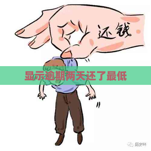 显示逾期两天还了更低