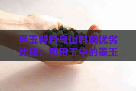 墨玉籽料与山料的优劣比较：和田玉中的墨玉与玉山翡翠之区别