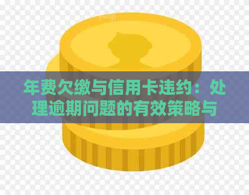 年费欠缴与信用卡违约：处理逾期问题的有效策略与建议