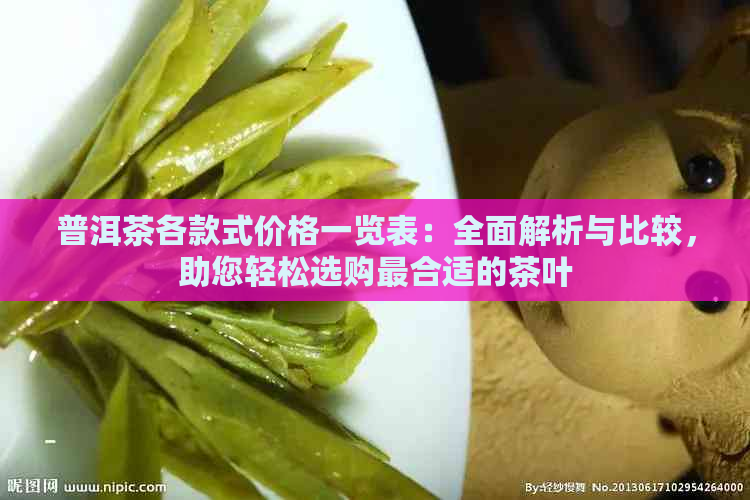 普洱茶各款式价格一览表：全面解析与比较，助您轻松选购最合适的茶叶