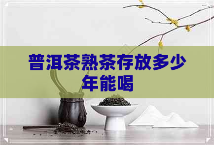 普洱茶熟茶存放多少年能喝