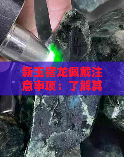 新玉猪龙佩戴注意事项：了解其象征意义与文化禁忌