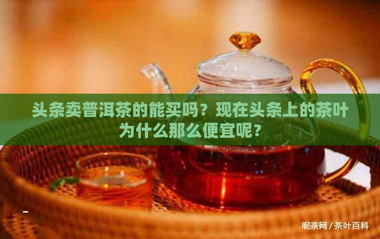 头条卖普洱茶的能买吗？现在头条上的茶叶为什么那么便宜呢？