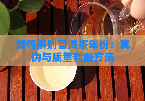 如何辨别普洱茶年份：真伪与质量判断方法