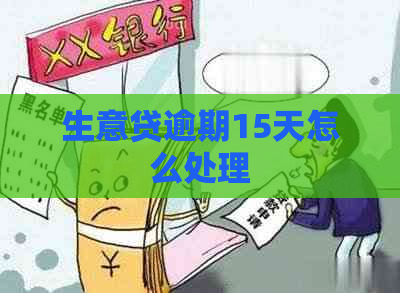 生意贷逾期15天怎么处理