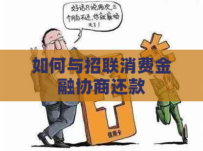 如何与招联消费金融协商还款